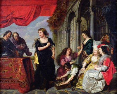 Ulisse tra i Licomedi da Erasmus Quellinus II
